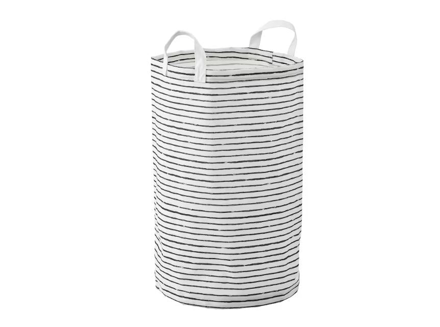 IKEA KLUNKA Laundry Bag, White, Black, 60 L