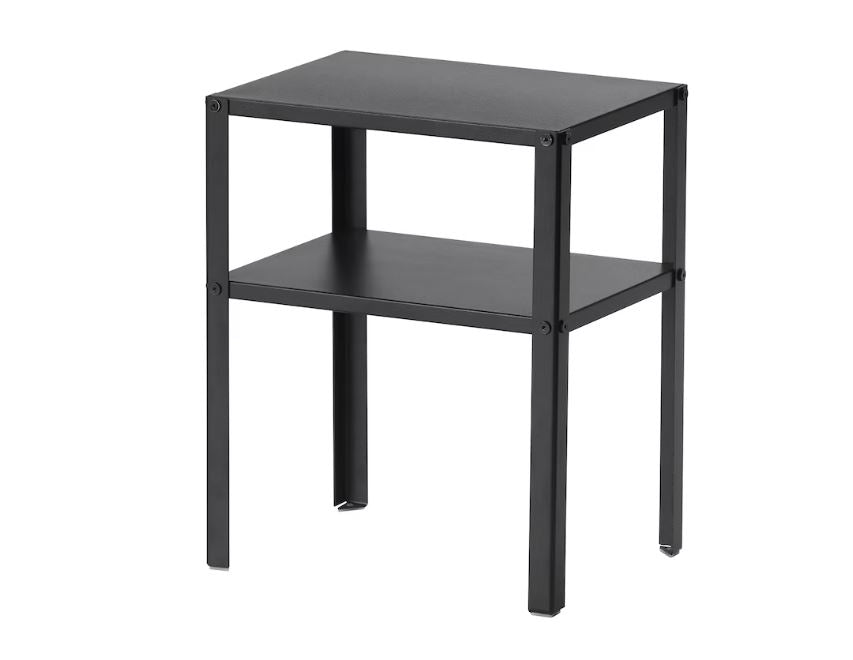 IKEA KNARREVIK Bedside Table, Black -37x28cm