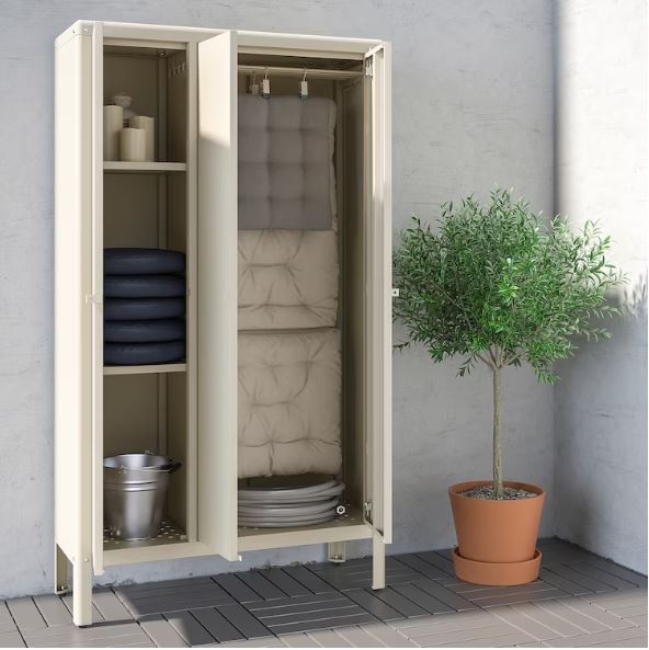 IKEA KOLBJORN Cabinet in/outdoor, Beige, 90×161 cm