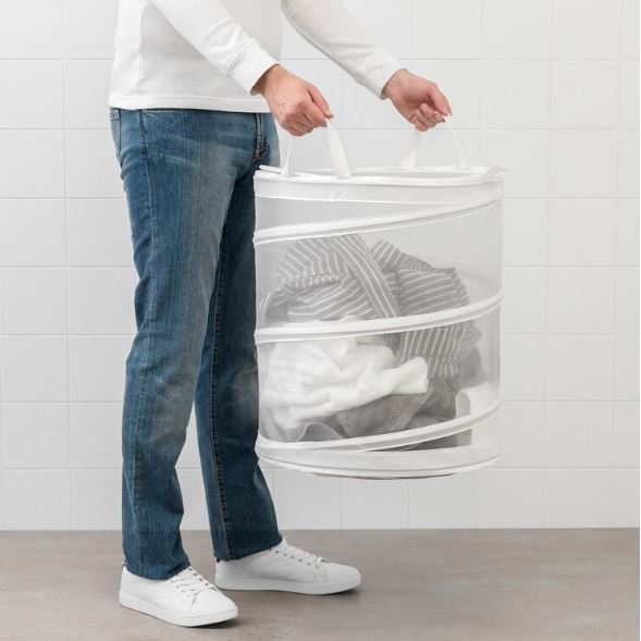 IKEA FYLLEN Laundry Basket, 79 l White