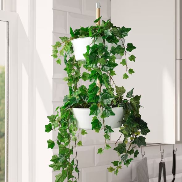 IKEA FEJKA Artificial Potted Plant, In-Outdoor-Hanging Ivy 12 cm