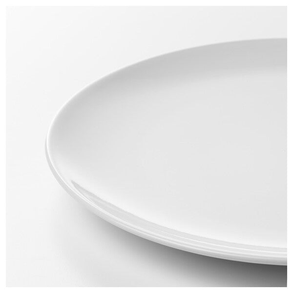 IKEA FLITIGHET Plate, White 26 cm