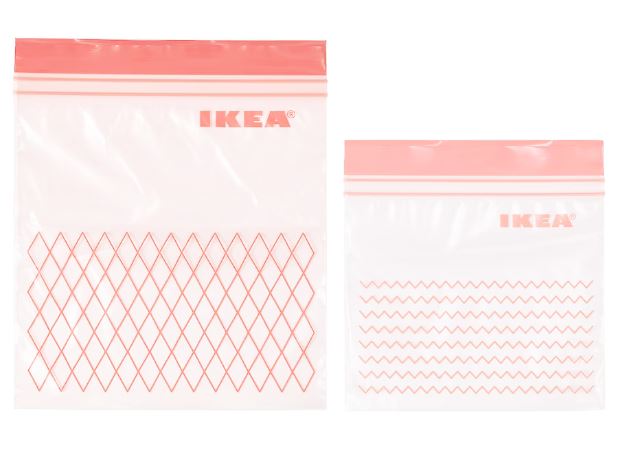 IKEA ISTAD Resealable Bag, Red, 19cm