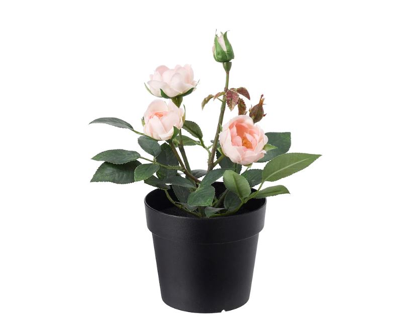 IKEA FEJKA Artificial Potted Plant, in-Outdoor-Rose Pink 9 cm