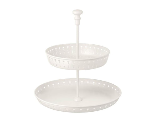 IKEA GARNERA Serving Stand, Two Tiers, White
