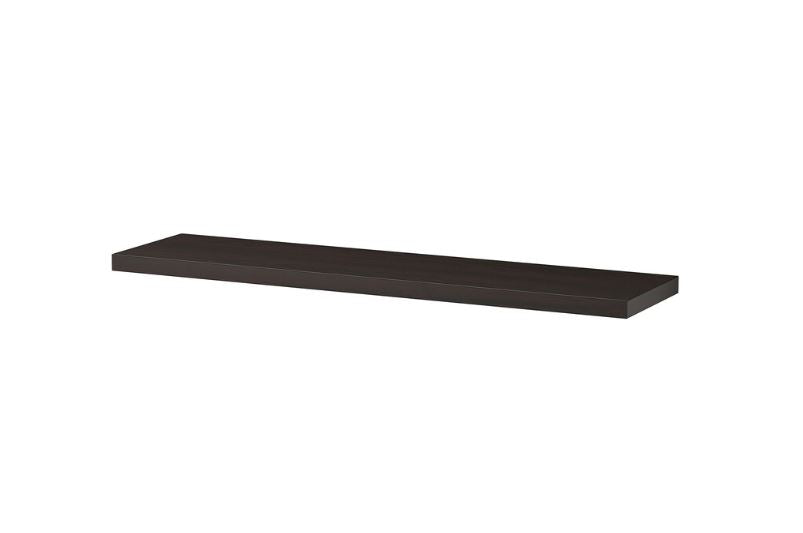 IKEA BERGSHULT Shelf, 80x20 cm Brown-Black