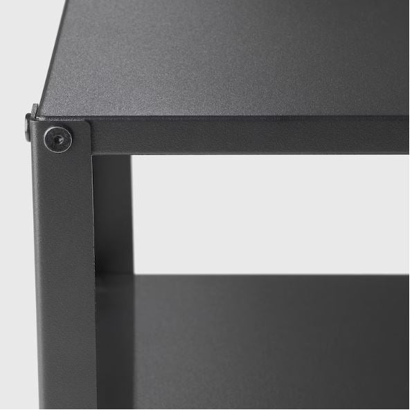 IKEA KNARREVIK Bedside Table, Black -37x28cm