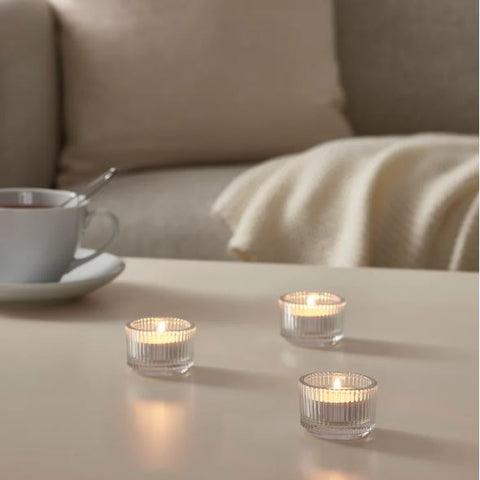 IKEA GLIMMA Unscented Tealight, 100 Pack