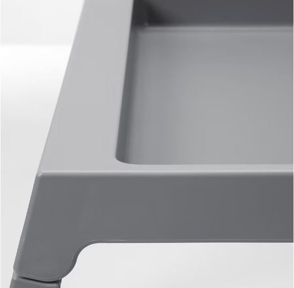 IKEA KLIPSK Bed Tray, Serving Tray, Foldable Tray, Grey