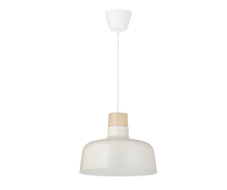 IKEA BUNKEFLO Pendant Lamp, White-Birch 36 cm