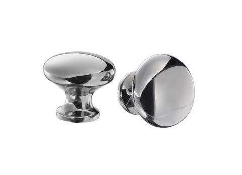 IKEA ENERYDA Knob, Furniture Protectors, Long Lasting Design, Round Kitchen Cabinet Knobs, Drawer Knobs, Chrome-Plated 27 mm