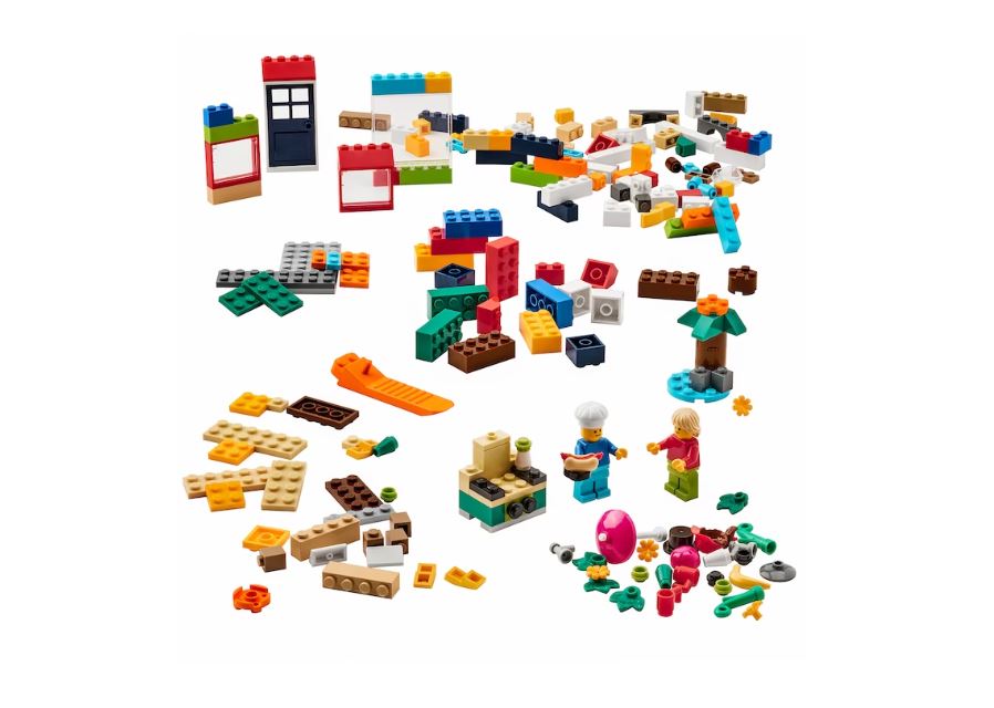IKEA BYGGLEK 201-piece LEGO Brick Set, Mixed Colours