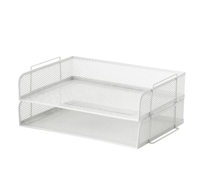 IKEA DRONJONS Letter Tray, White