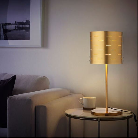 IKEA EBBEMALA Table Lamp, Brass-Colour 64cm